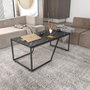 Hanah Home Wendy - Mesa de centro negra